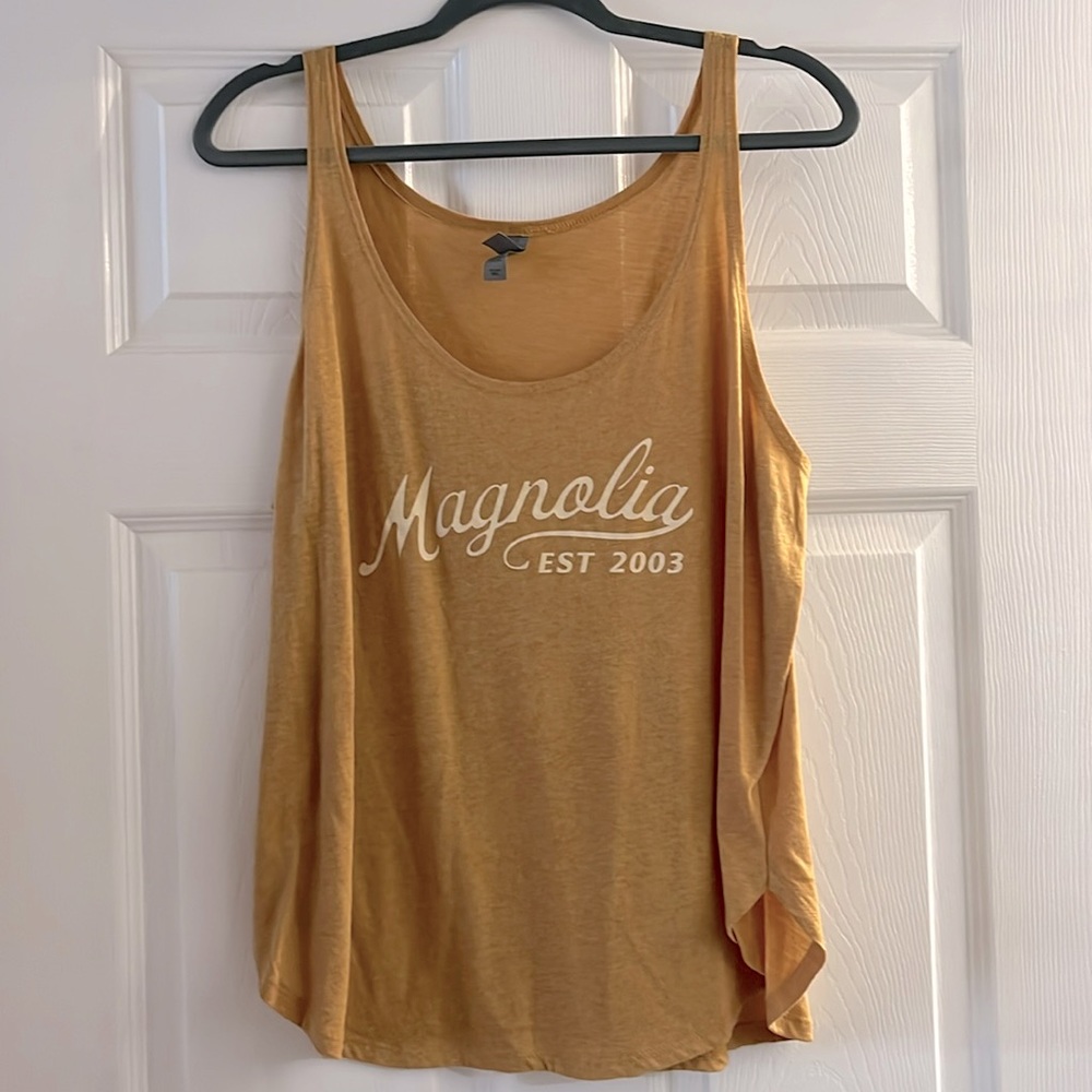 Magnolia cotton tank top, XXL